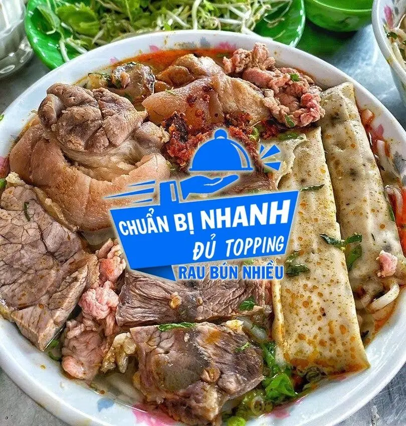 Hình ảnh Bún tái chả
