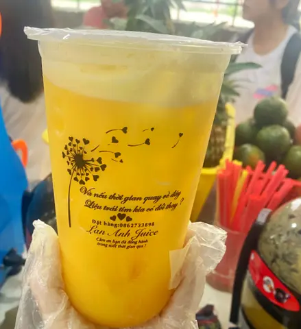 Hình ảnh Nước ép táo dứa ly 700ml