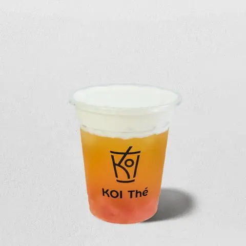 Hình ảnh Lục Trà Đào Hồng Macchiato - Size S