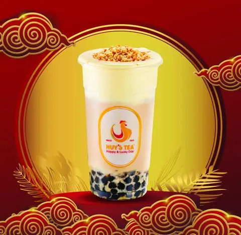 Hình ảnh Trà Sữa Trân Châu Kem Trứng Dừa Nướng