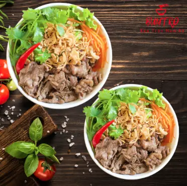 Hình ảnh Combo 2 suất Bún Bò Trộn Nam Bộ