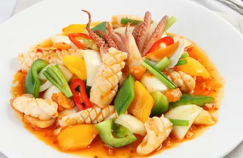 Hình ảnh Cơm mực xào