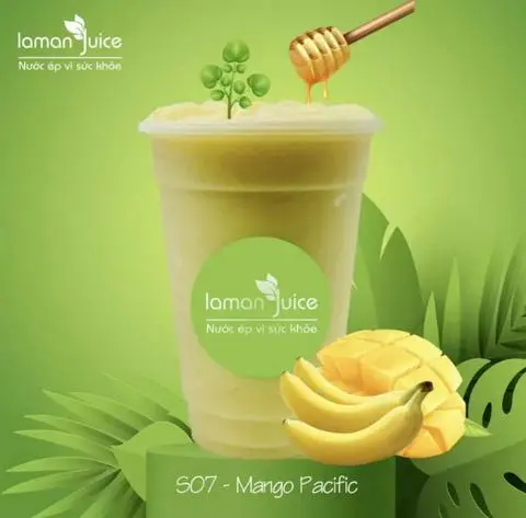 Hình ảnh Sinh tố mix xoài - chuối - mật ong - Mango pacific - S07