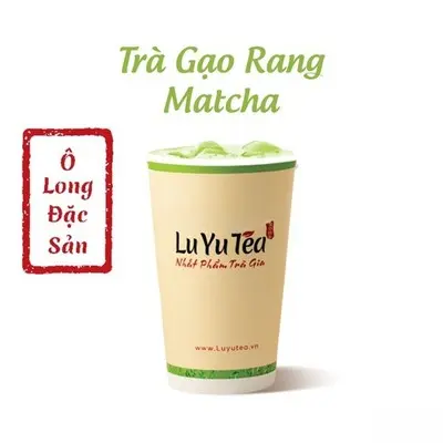 Hình ảnh Trà sữa gạo rang matcha