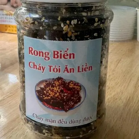 Hình ảnh Rong biển cháy tỏi - hũ