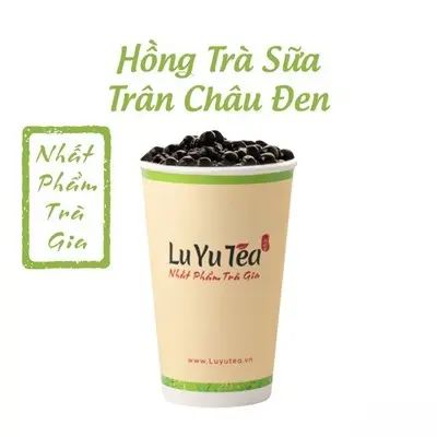 Hình ảnh Hồng trà sữa trân châu đen