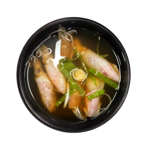 Hình ảnh Mực hấp thêm mì