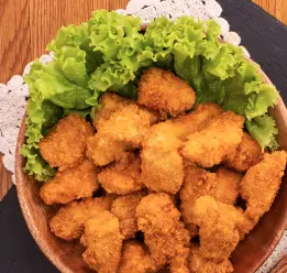 Hình ảnh Gà viên lắc phô mai