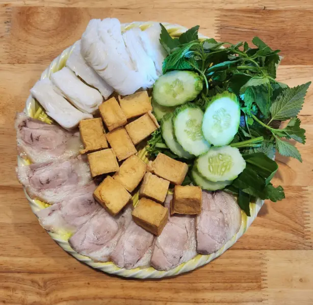Hình ảnh Bún đậu thịt