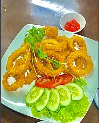 Hình ảnh Mực chiên xù