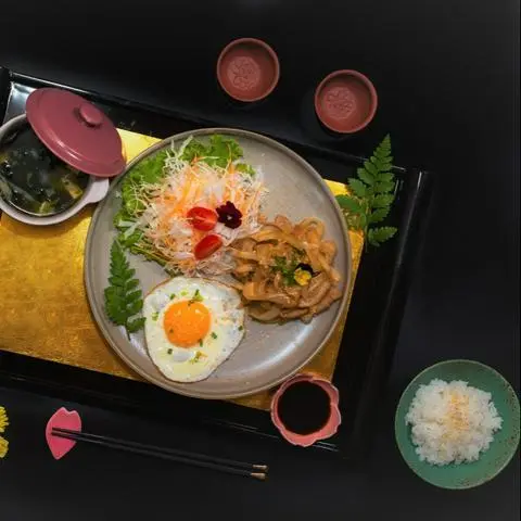 Hình ảnh Buta shogayaki teishoku - set cơm thịt heo xào gừng - set18