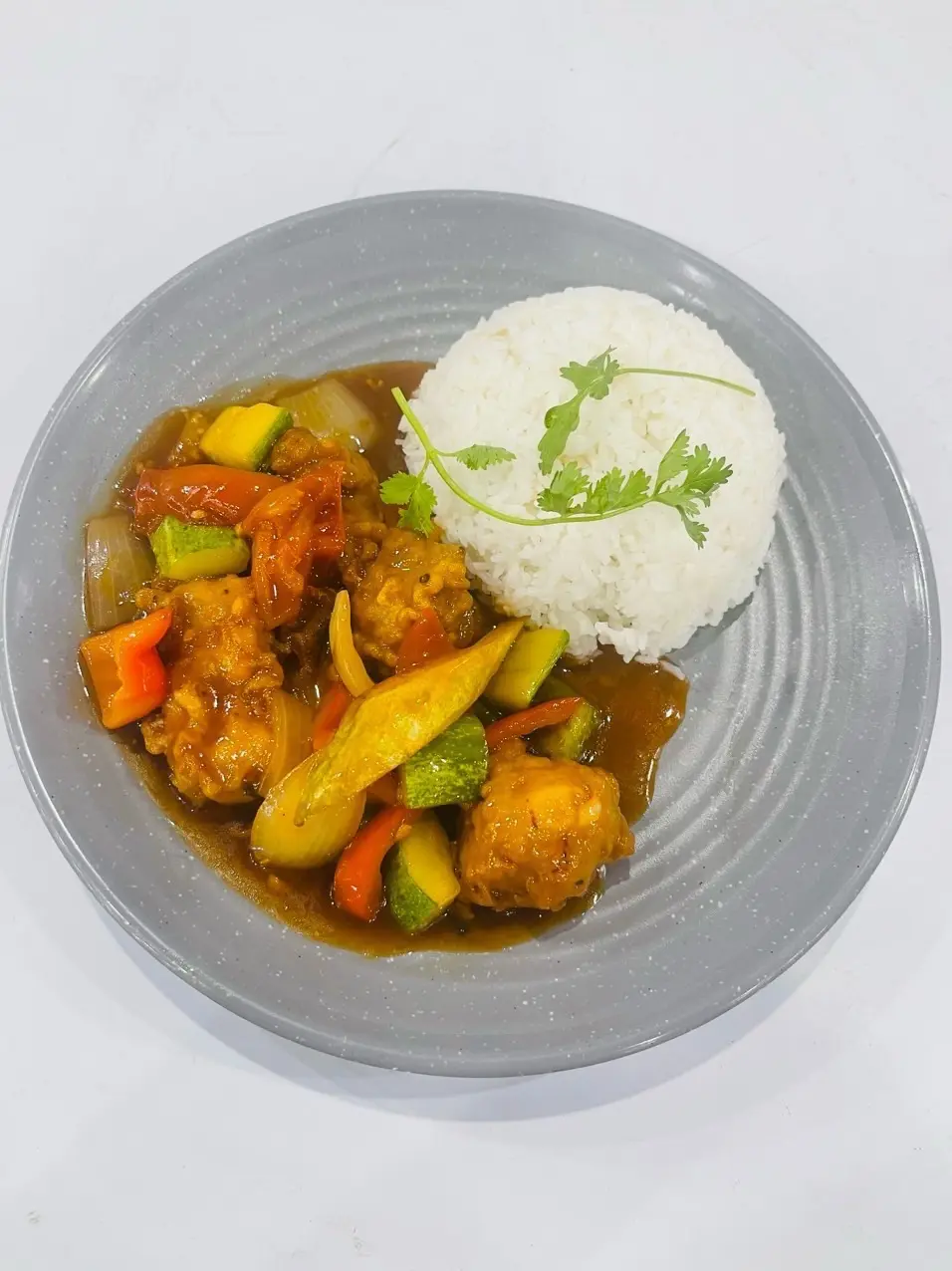 Hình ảnh Cơm sườn chua ngọt