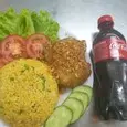 Hình ảnh Cơm chiên gà nước mắm - Nước ngọt