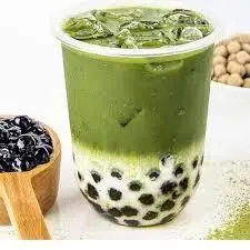 Hình ảnh Sữa tươi trân châu đường đen matcha