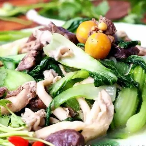 Hình ảnh Cải thìa xào lòng