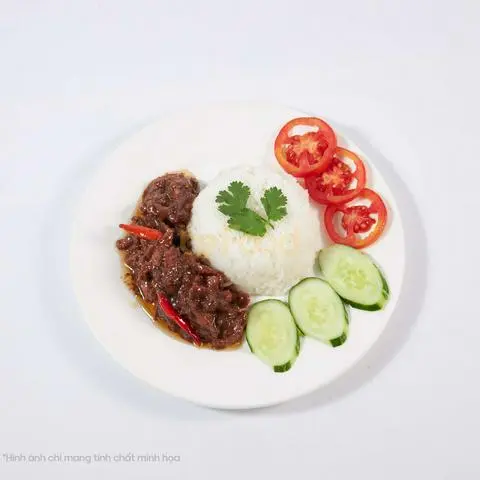 Hình ảnh Ba rọi kho ruốc Huế đậu rồng