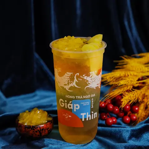 Hình ảnh Trà Ô Long Đào
