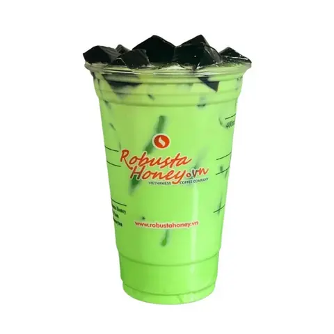 Hình ảnh Grass Jelly Pandan - Sữa Dứa Sương Sáo