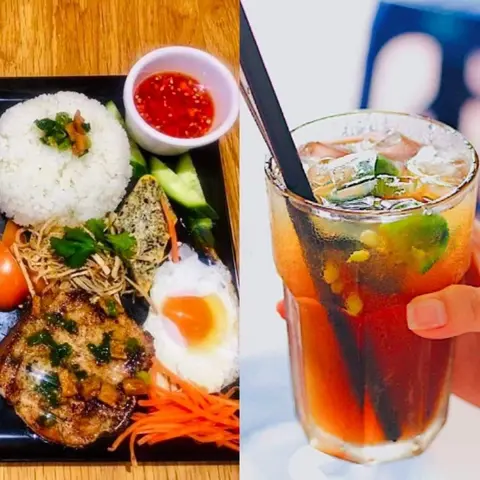 Hình ảnh Combo 1 cơm tấm đặc biệt - 1 ly trà tắc