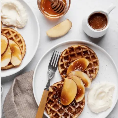 Hình ảnh Quế táo waffle - Apple cinnamon