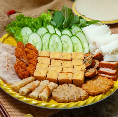 Hình ảnh Bún đậu 2 mình đặc biệt - full 9 loại topping