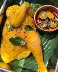 Hình ảnh Gà lá chanh - nửa con