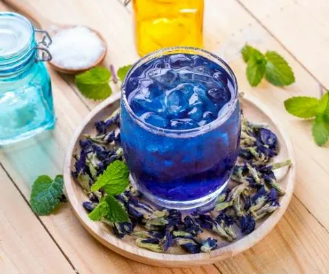 Hình ảnh Trà hoa đậu biếc thảo mộc