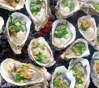 Hình ảnh Hàu nướng mỡ hành 1 con