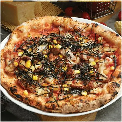 Hình ảnh Teriyaki chicken pizza