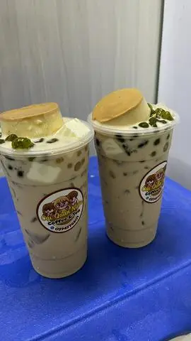 Hình ảnh Trà sữa full topping - bánh flan