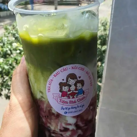 Hình ảnh Matcha latte Việt Quất 