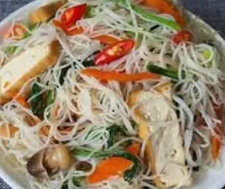 Hình ảnh Bún gạo xào chay