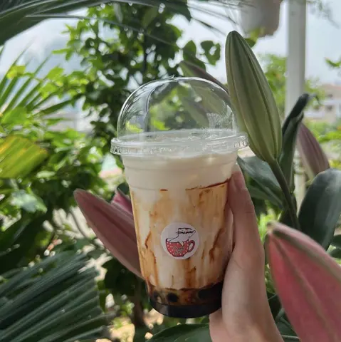 Hình ảnh Sữa tươi trân châu đường đen
