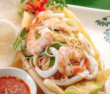 Hình ảnh Hoa chuối hải sản