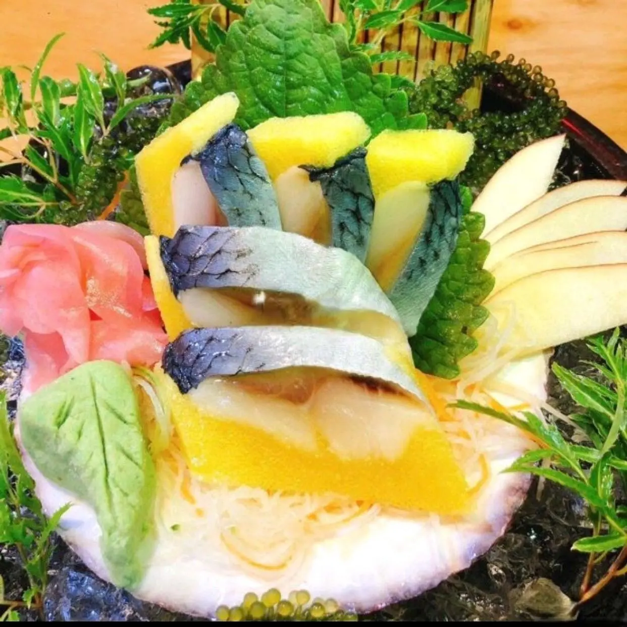 Hình ảnh Komochi Nishin Sashimi (Cá Trích Ép Trứng- 5 Miếng)