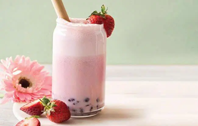 Hình ảnh Trà sữa dâu