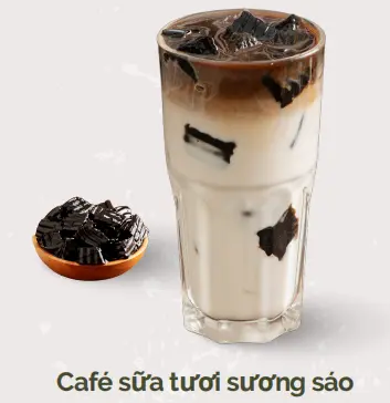 Hình ảnh Café sữa tươi sương sáo