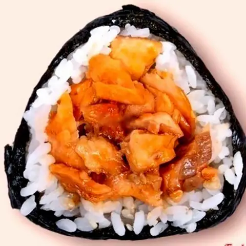 Hình ảnh Onigiri cá hồi terriyaki