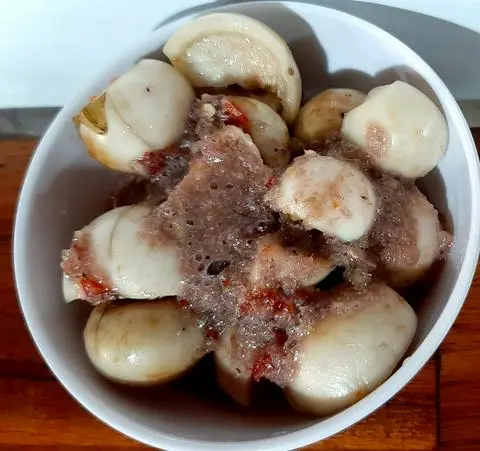Hình ảnh Cà pháo mắm tôm