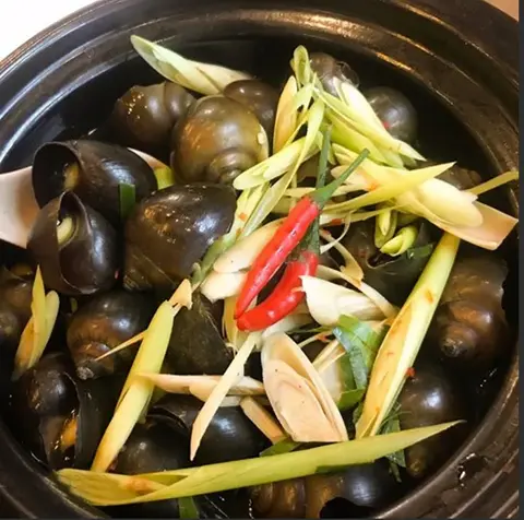 Hình ảnh Ốc bươu hấp thái
