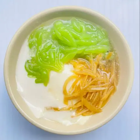 Hình ảnh Tàu hũ đường thốt nốt với bánh lọt