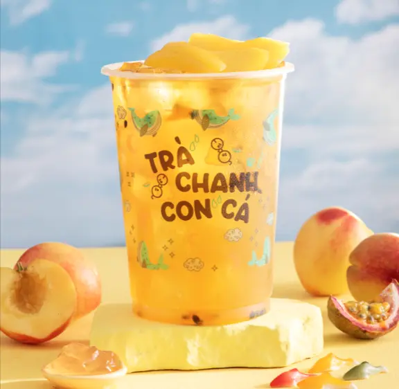 Hình ảnh Trà Chanh Đào Vàng - Chanh Dây