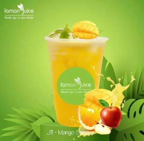 Hình ảnh Nước ép xoài - cam - táo - Mango sanova - J11