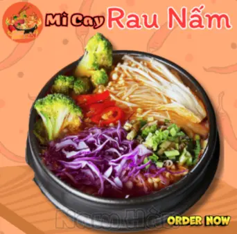 Hình ảnh Giảm 50% Mì cay rau nấm ( Mặc Định Không Nấu )