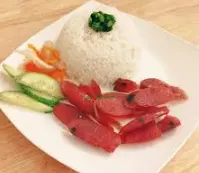 Hình ảnh Cơm tấm lạp xưởng trứng
