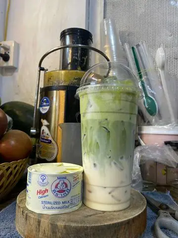 Hình ảnh Matcha sữa gấu 700ml