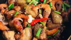 Hình ảnh CƠM TÔM KHO THỊT