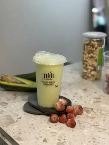 Hình ảnh Sinh tố bơ - dâu