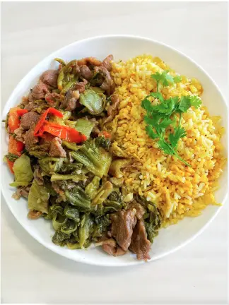 Hình ảnh Cơm chiên dưa bò