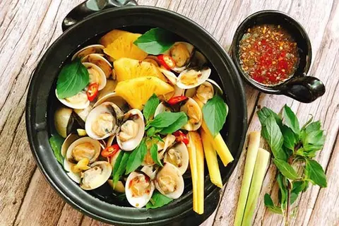 Hình ảnh Nghêu hấp sả